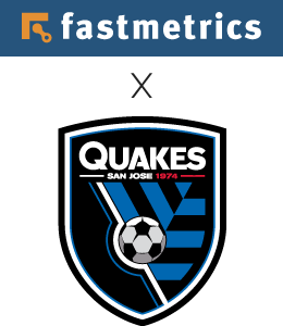 Fastmetrics Official Business ISP of the San Jose Earthquakes MLS Franchise logo