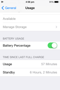 iphone 6 battery life: iphone battery usage monitor